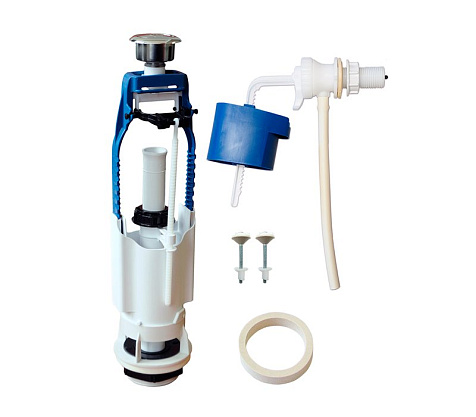 Арматура для смывного бачка АБ 105.56.14.3 Уклад, боковой подвод, кнопка купить в СОМ