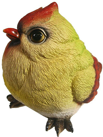 Фигура садовая Птичка Желтый кардинал 13x11x12см 713731/F740 купить в СОМ