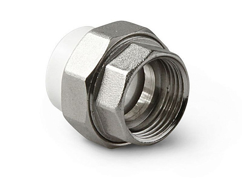 Американка d 25х3/4" внутренняя резьба, полипропилен купить в СОМ