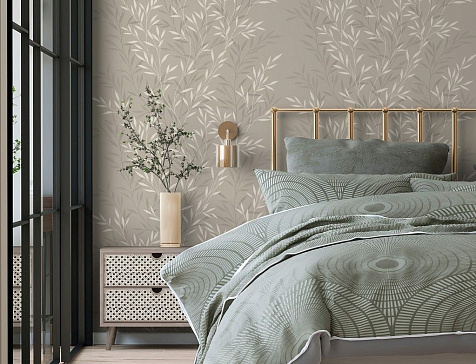 Обои виниловые на флизелиновой основе 9147-25 WallSecret Comfort Oliva, 1.06 х 10.05 м . купить в СОМ