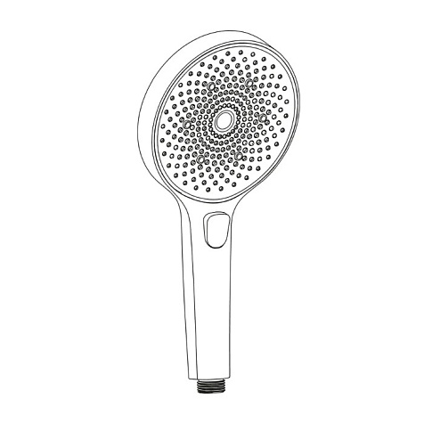Лейка для душа Tokito TOK-MIZU-1020BL, 3 режима, черный купить в СОМ