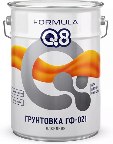 Грунтовка ГФ-021 Formula Q8, красно-коричневая, 5.5 кг купить в СОМ