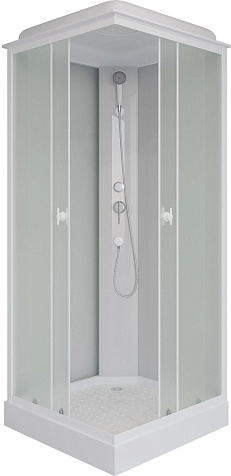 Кабина душевая Niagara Promo P90/13Q/MT, 90 х90 х215 мм, матовые стекла купить в СОМ