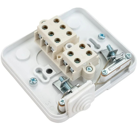 Коробка клеммная Schneider Electric KLK-5S 5х6кв.мм 380В 40А IP44 монтажн. плата 100х102x37мм купить в СОМ