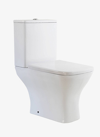 Унитаз-компакт Taliente Elegante EL45055 безободковый, торнадо, сиденье микролифт купить в СОМ