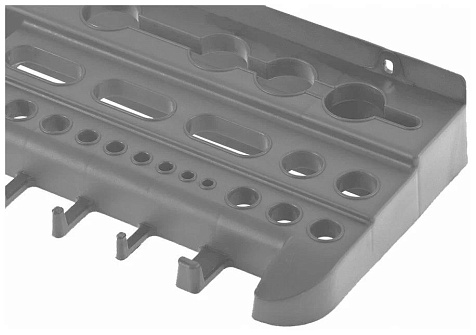Полка для инструментов STELS, пластик, 475 мм, серая купить в СОМ