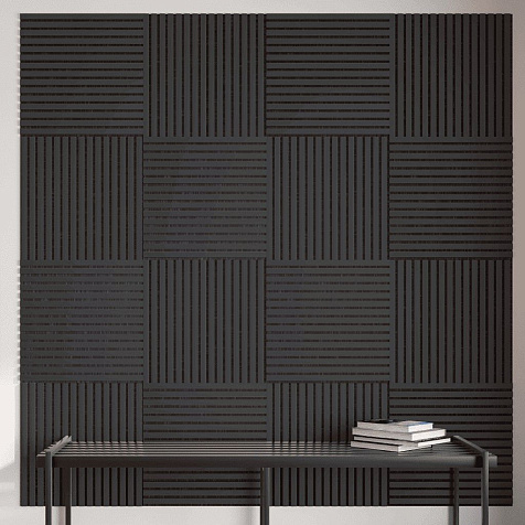 Панель МДФ Акустическая Trend De Luxe  Black Lead 2780х600х21мм купить в СОМ